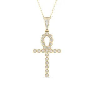 10K 0.38CT Diamond Pendant