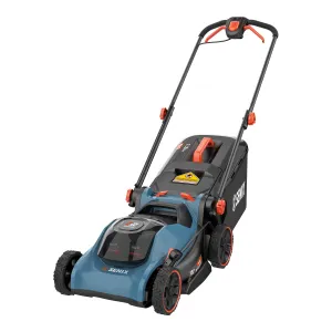 2X2 40 Volt Max* 15" Cordless, Brushless Push Lawn Mower, 2-in-1 Bagging & Mulching, Battery and Charger Included - LPPX2-M4