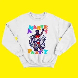 AMARTEY PARTY JUMPER: WHITE