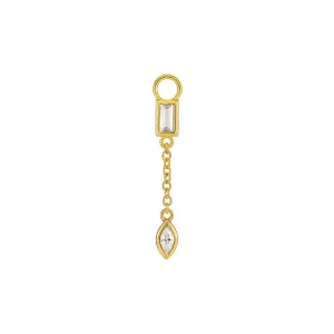 Baguette Marquise Charm