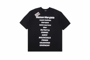 Balenciaga Designer Names T-Shirt