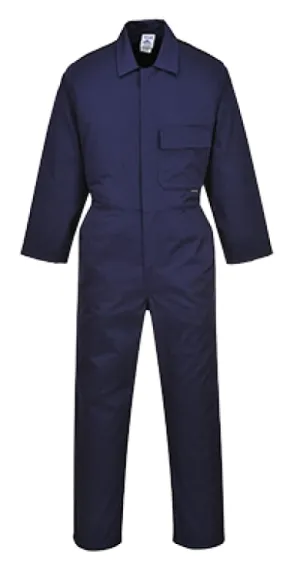 Basic Standard Coverall Boilersuit Stud Front Overall Portwest 2802