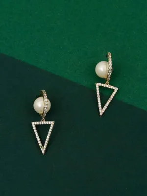 Binita Pearls Dangler Earrings