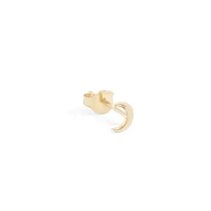 By Charlotte 14k Gold Over The Moon Single Stud Earring