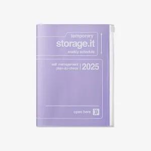 CALENDAR SEP 2024 - DEC 2025 A5 // STORAGE IT LILAC