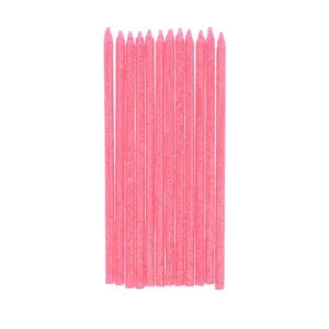 Candle - Pink Glitter - Set Of 12