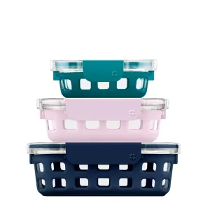 Duraglass™ Food Storage Containers, Set of 3