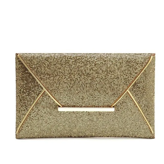 famous designer brand bags women leather handbags Sequins Envelope Bag Evening Party Purse Clutch Handbag