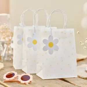 Ginger Ray Daisy Print Party Bags - 5 Pkt