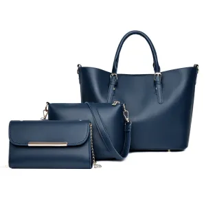 H1803 - Stylish 3-Peice Fashion Handbag Set