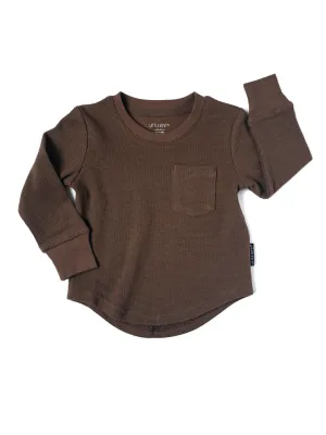 Little Bipsy- Cocoa Waffle L/S