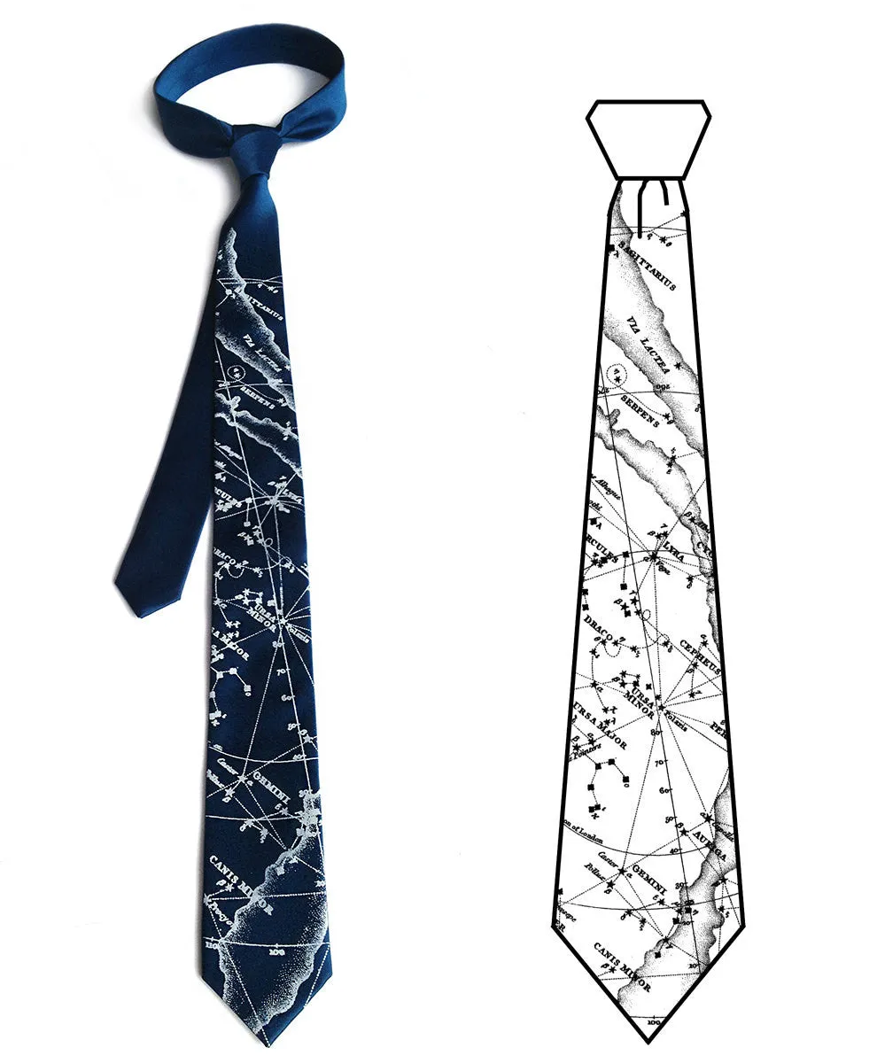 Milky Way Galaxy Necktie