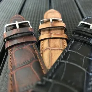 Mississippi Alligator Grain Leather [22mm]