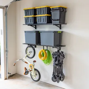 OUTLET | 1' x 4' Bristol Garage Wall Mount Shelves | 2-Pack