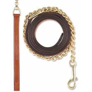 Ovation Elite Leather Lead Chain