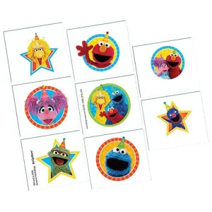 Sesame Street Tattoos 1 Sheet